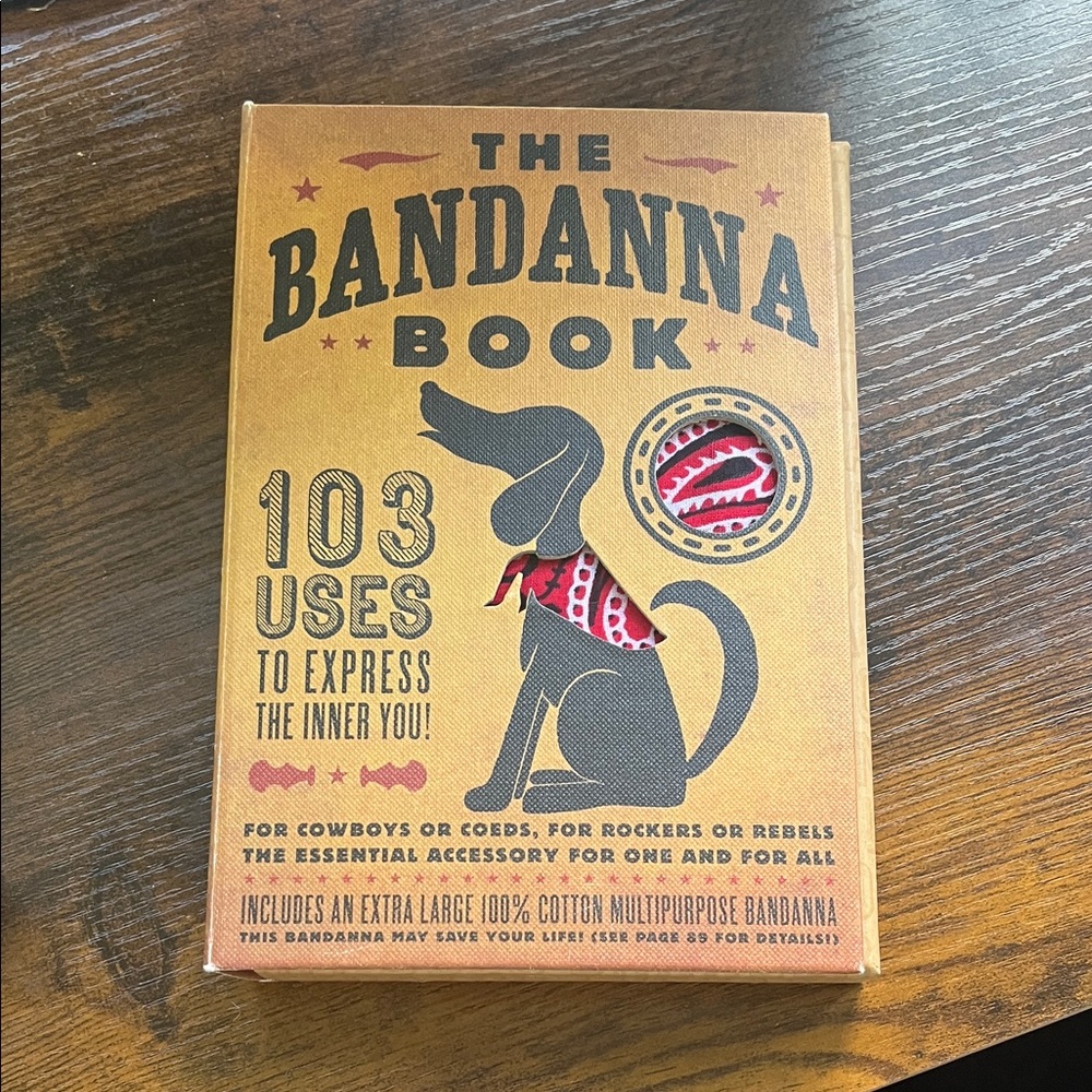 The Bandanna Book with Red Bandanna - Picture 1 of 4